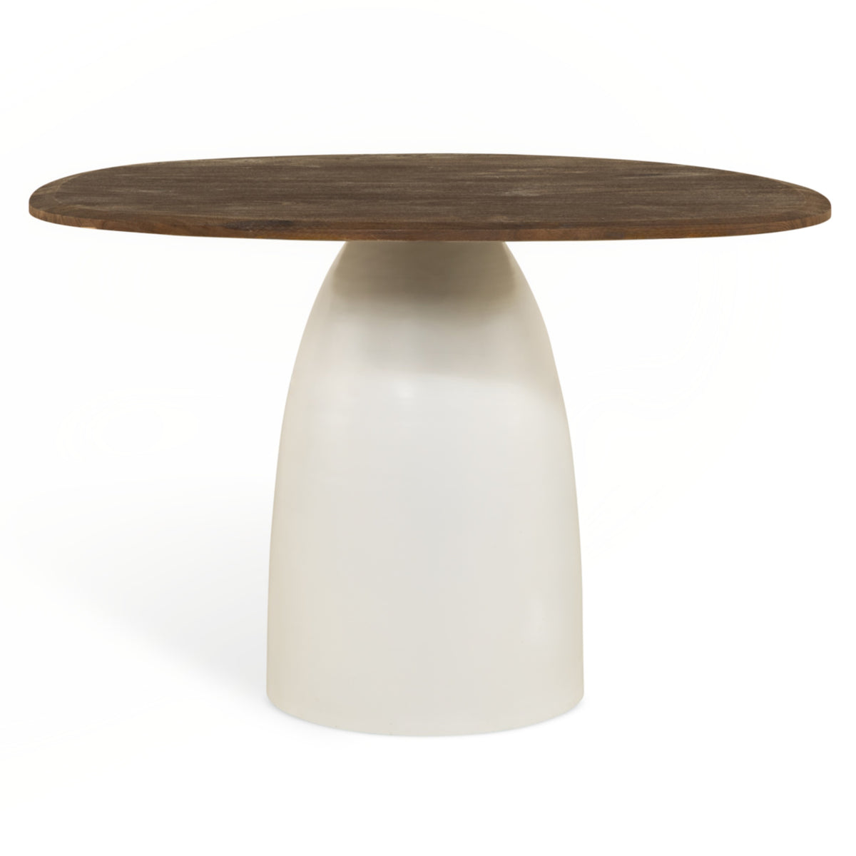 Eettafel Bora - Ø120 cm Bruin & Beige