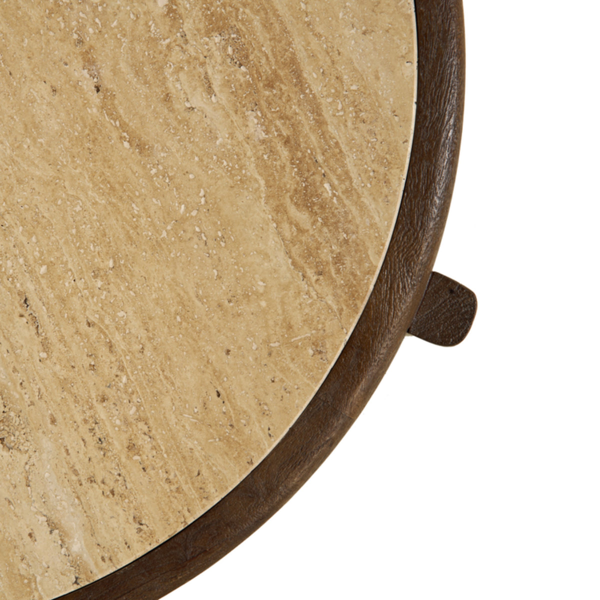 Bijzettafel Bora - Ø50cm Bruin