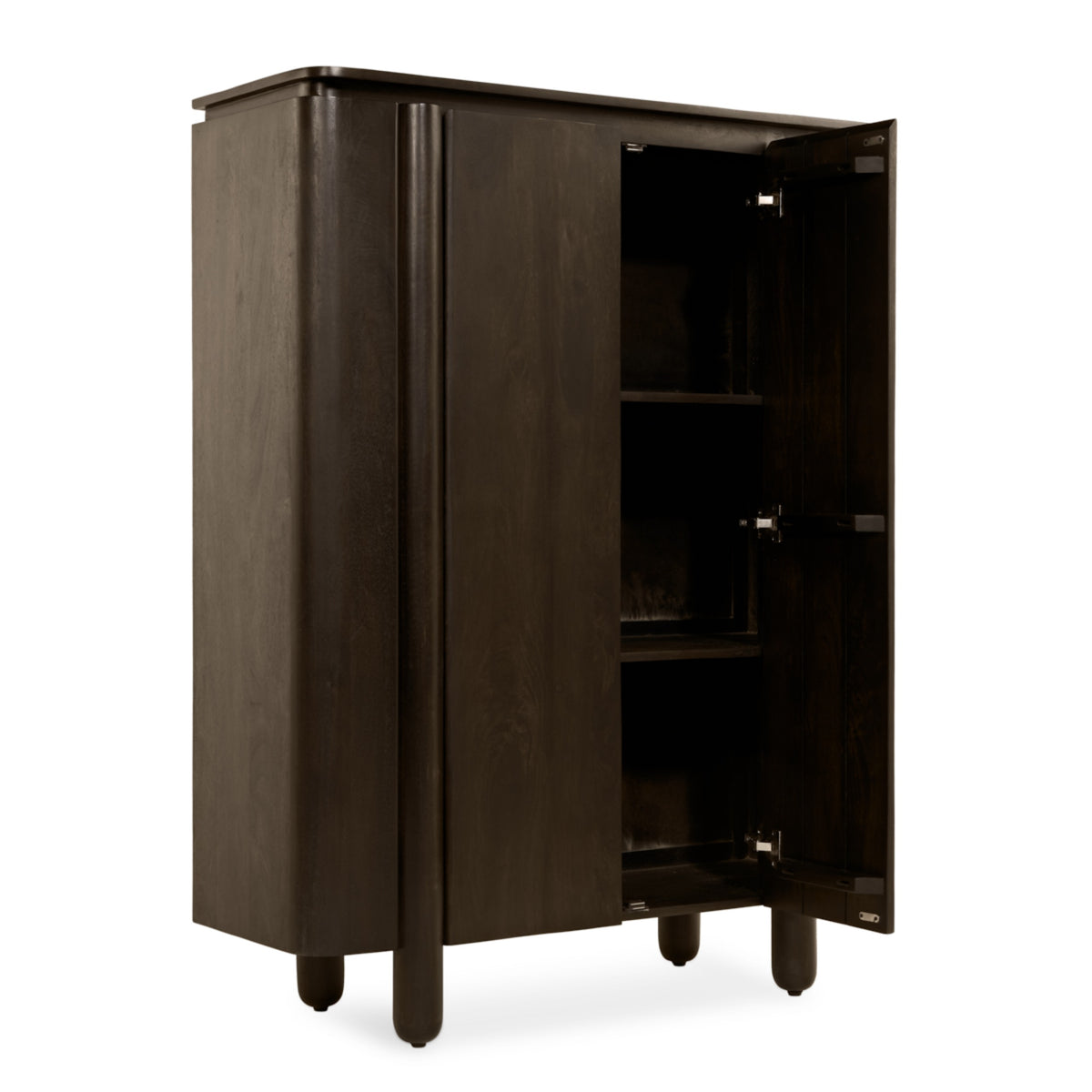 Wandkast Rondo - 150cm Donkerbruin