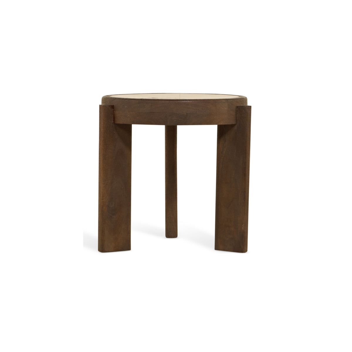 Bijzettafel Bora - Ø50cm Bruin