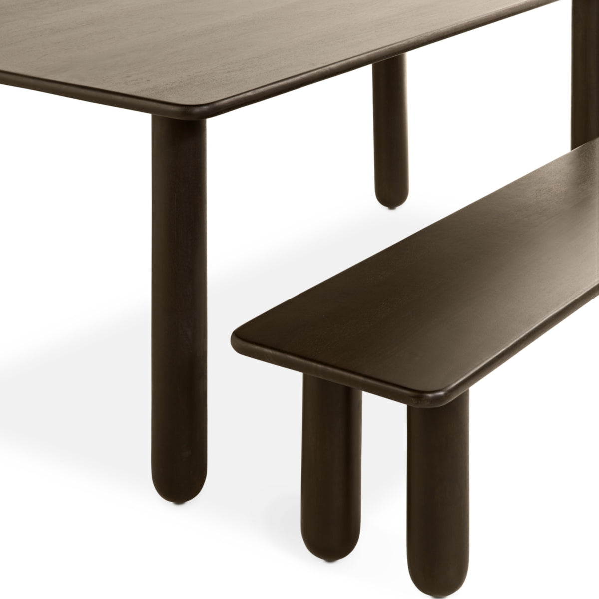 Eettafel Rondo - 220cm Donkerbruin