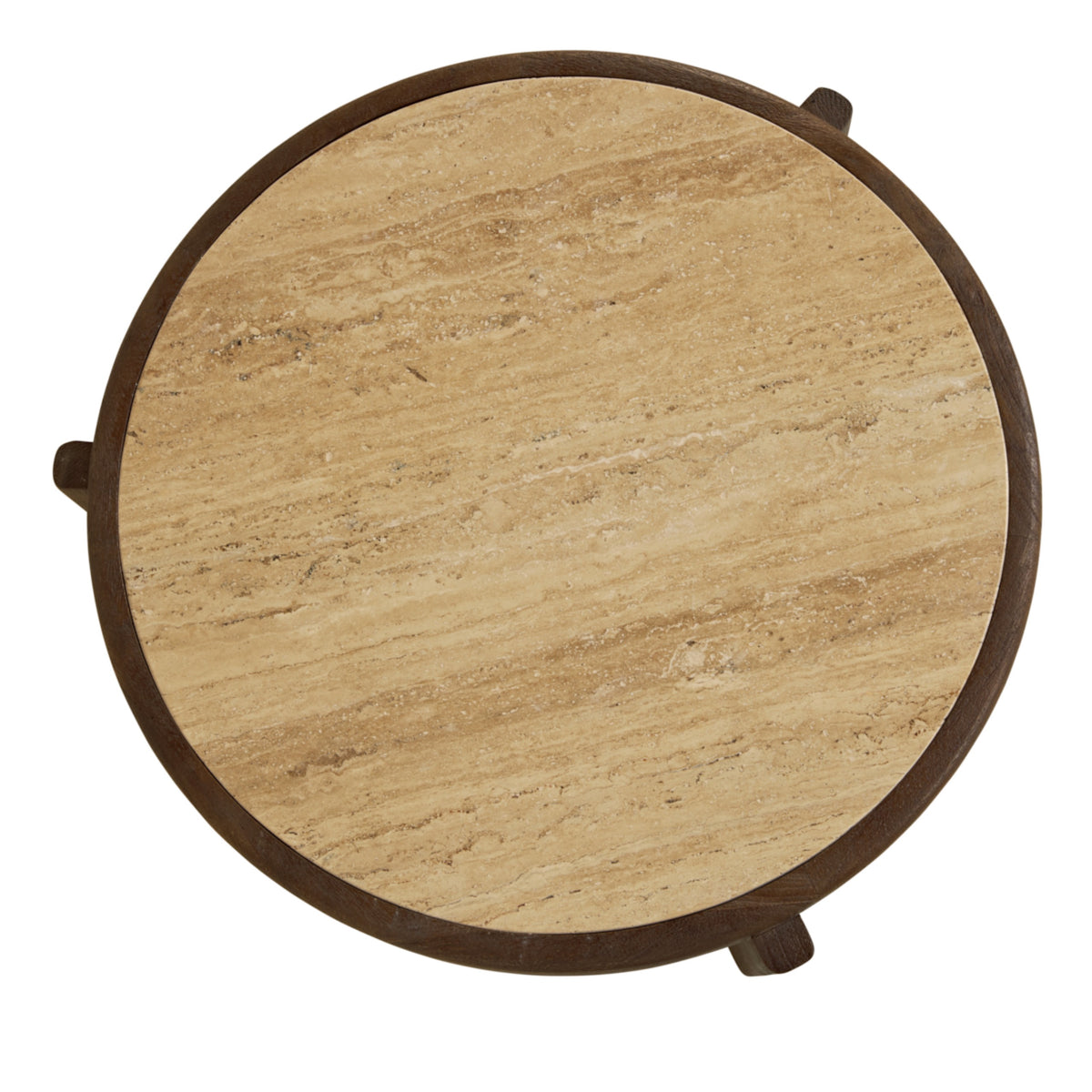 Bijzettafel Bora - Ø50cm Bruin