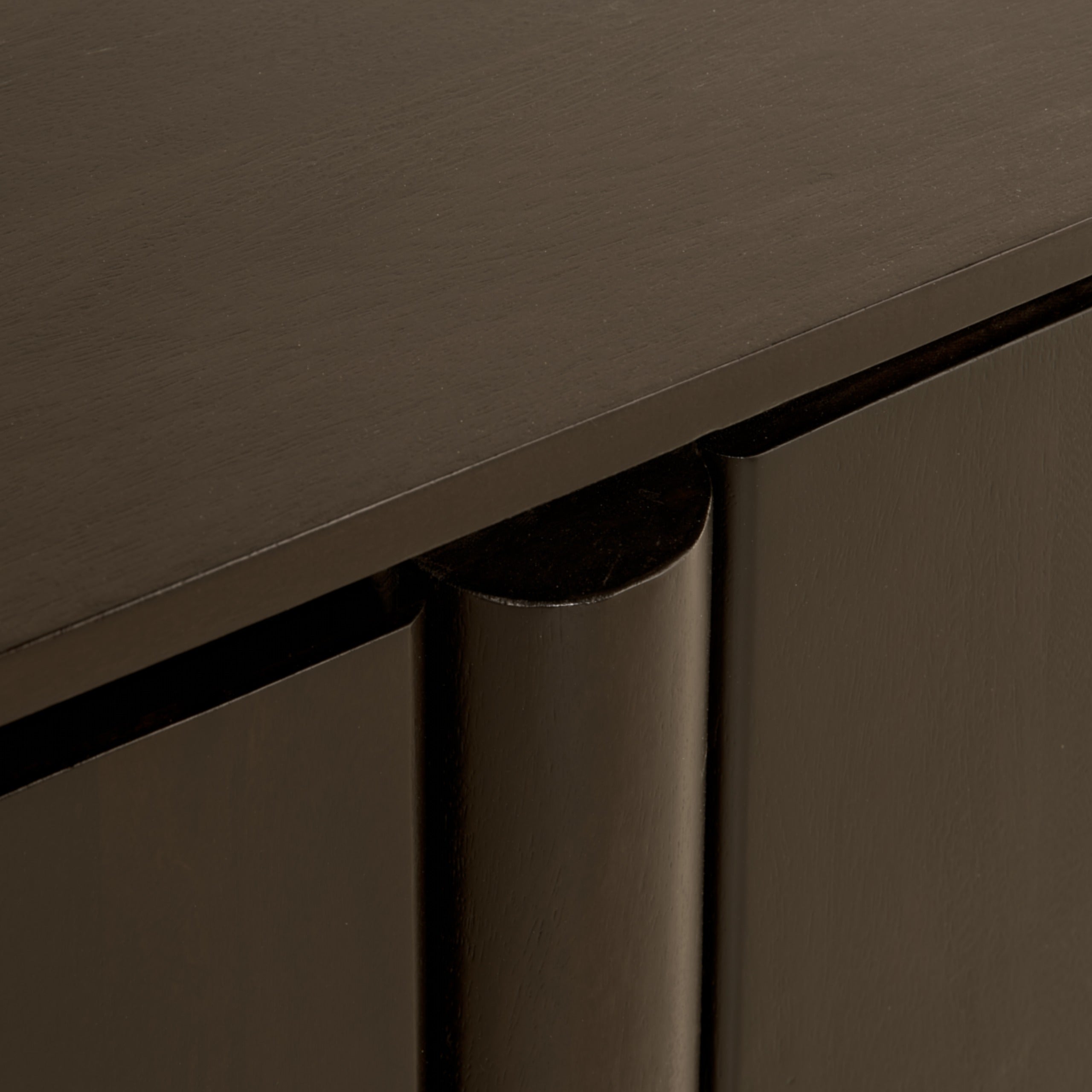Wandkast Rondo - 150cm Donkerbruin