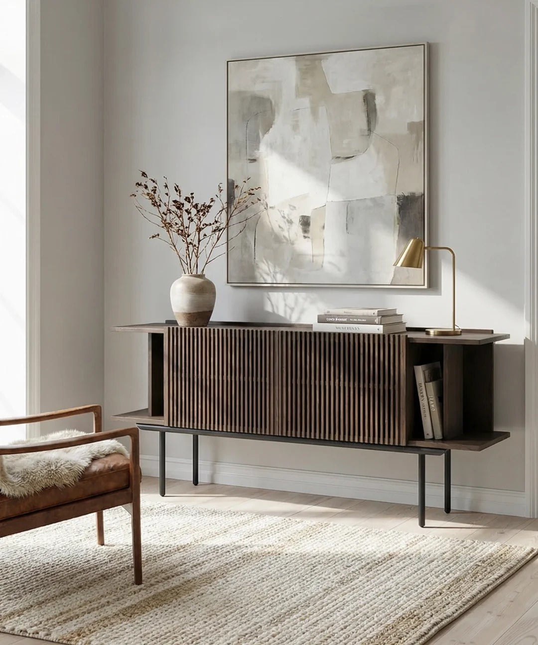 Louvre XL dressoir - gerookt eiken