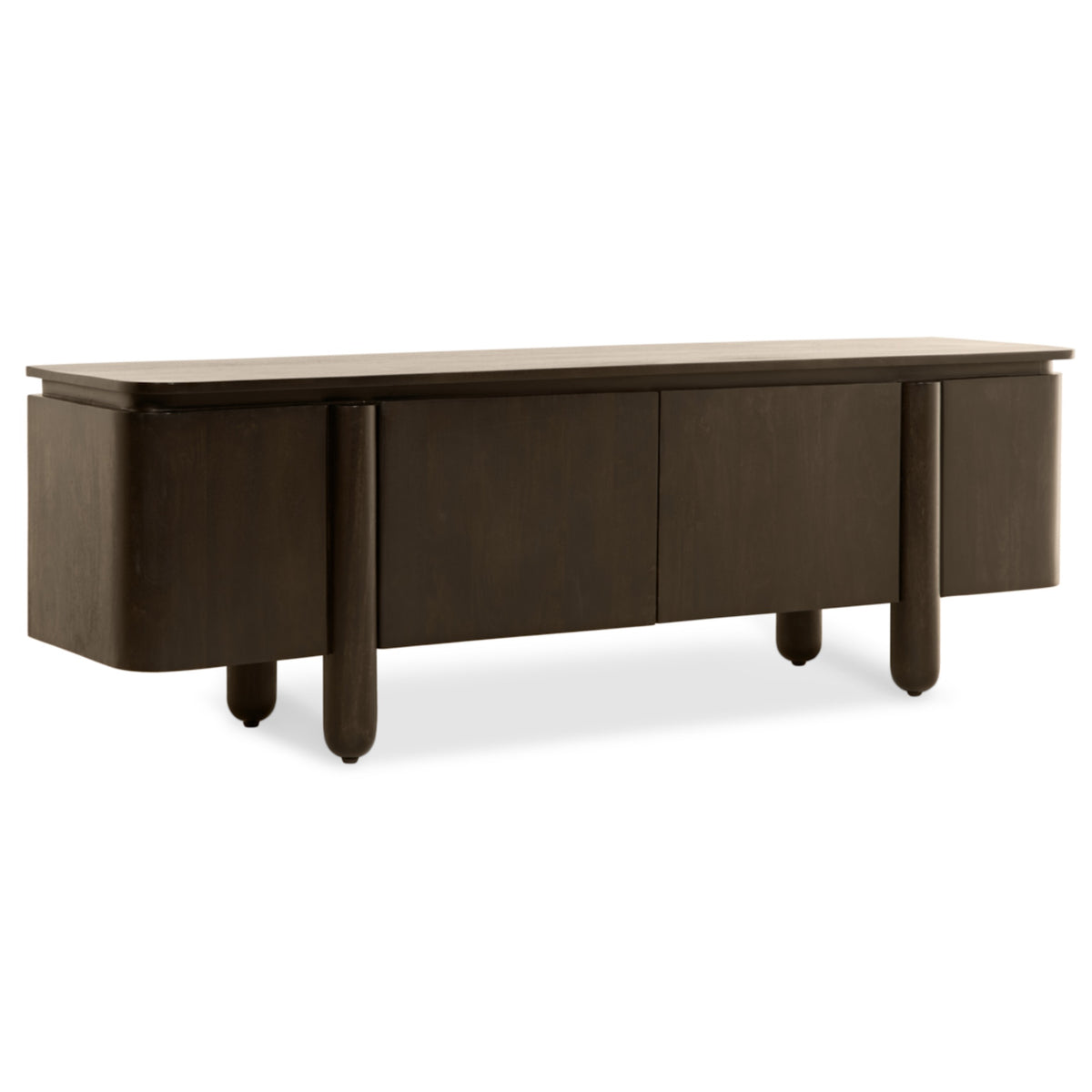 TV-meubel Rondo - 175 cm donkerbruin