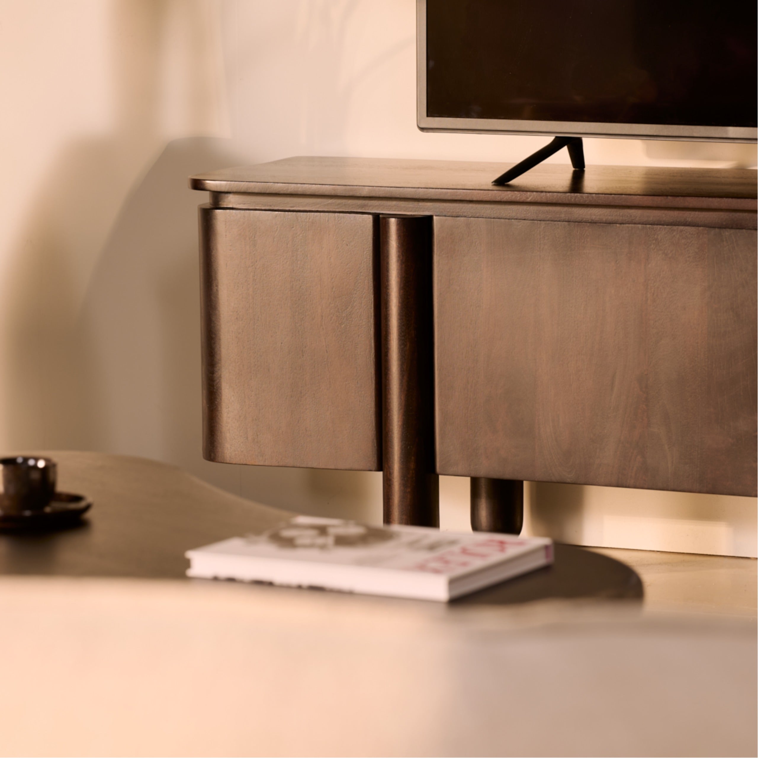 TV-Meubel Rondo - 210cm Donkerbruin