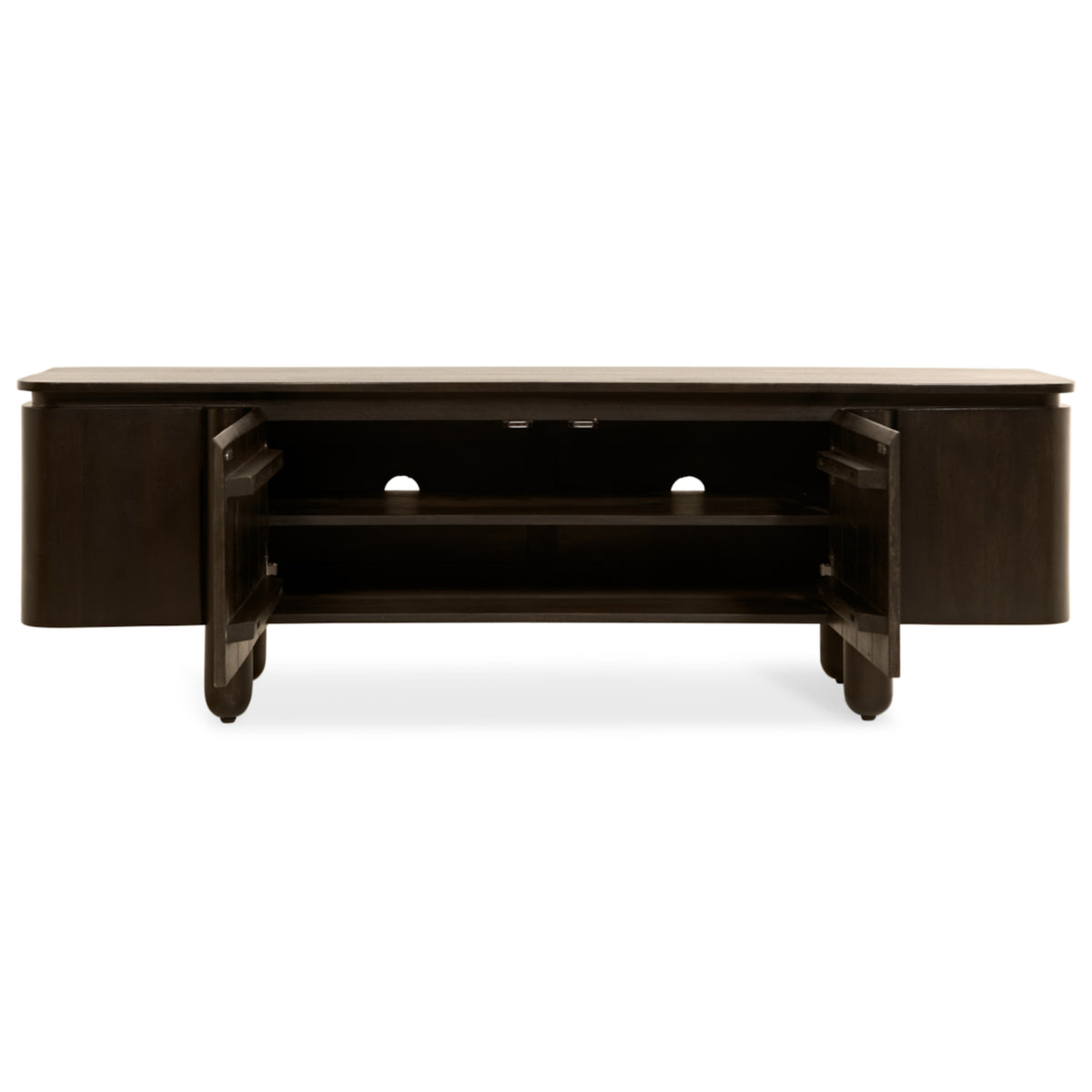 TV-meubel Rondo - 175 cm donkerbruin