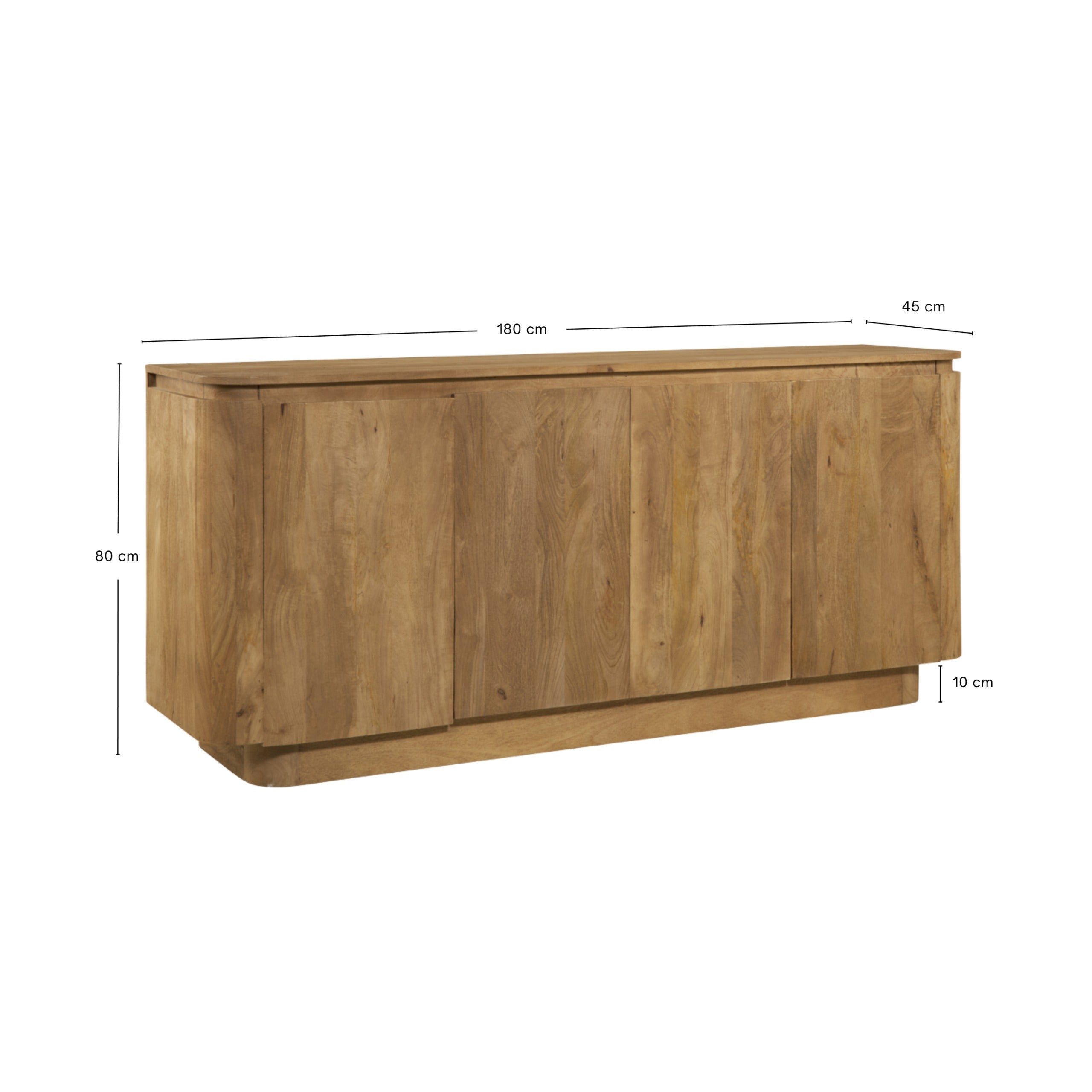 Dressoir Bora - 180 cm naturel