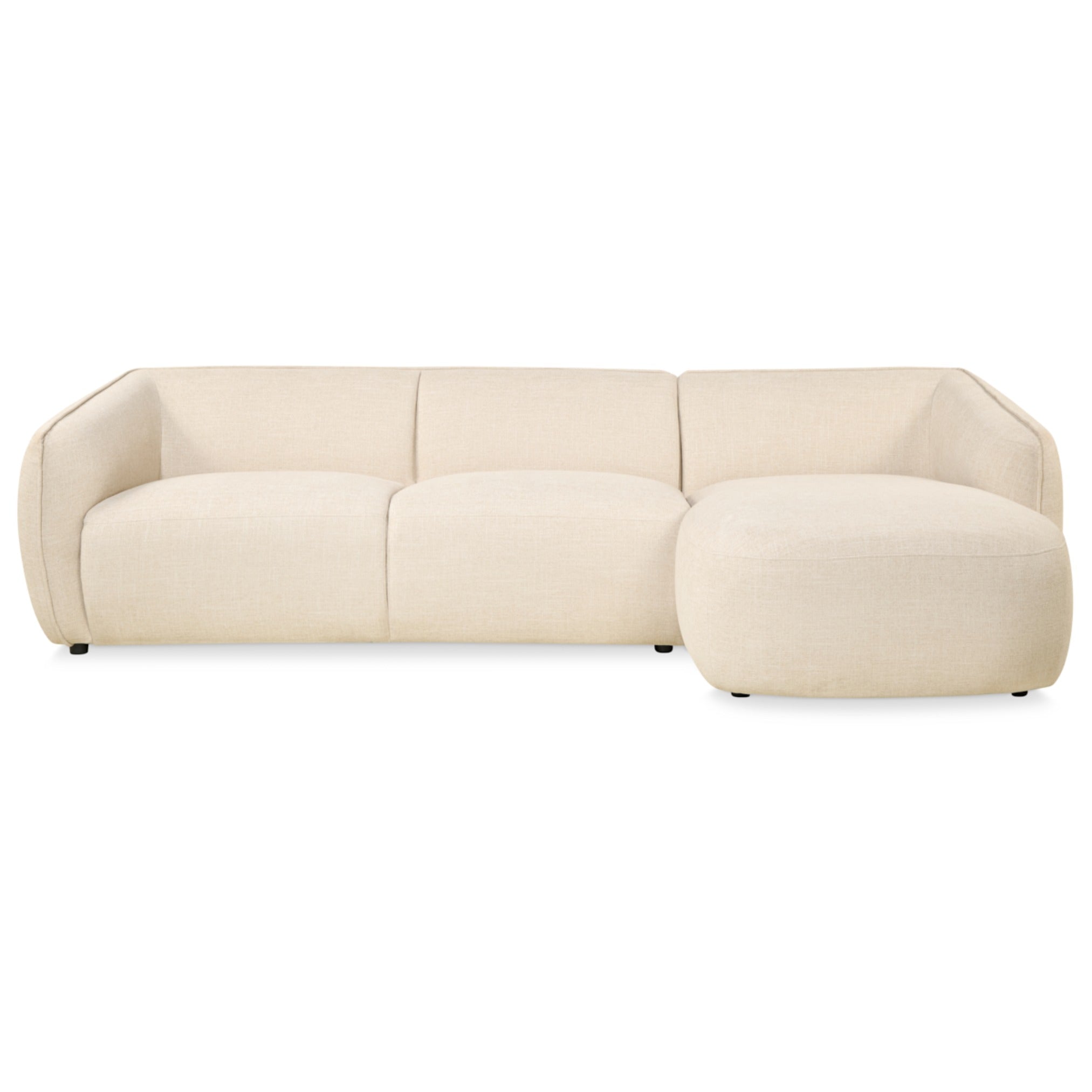 Hoekbank Laila - Stof Beige Links