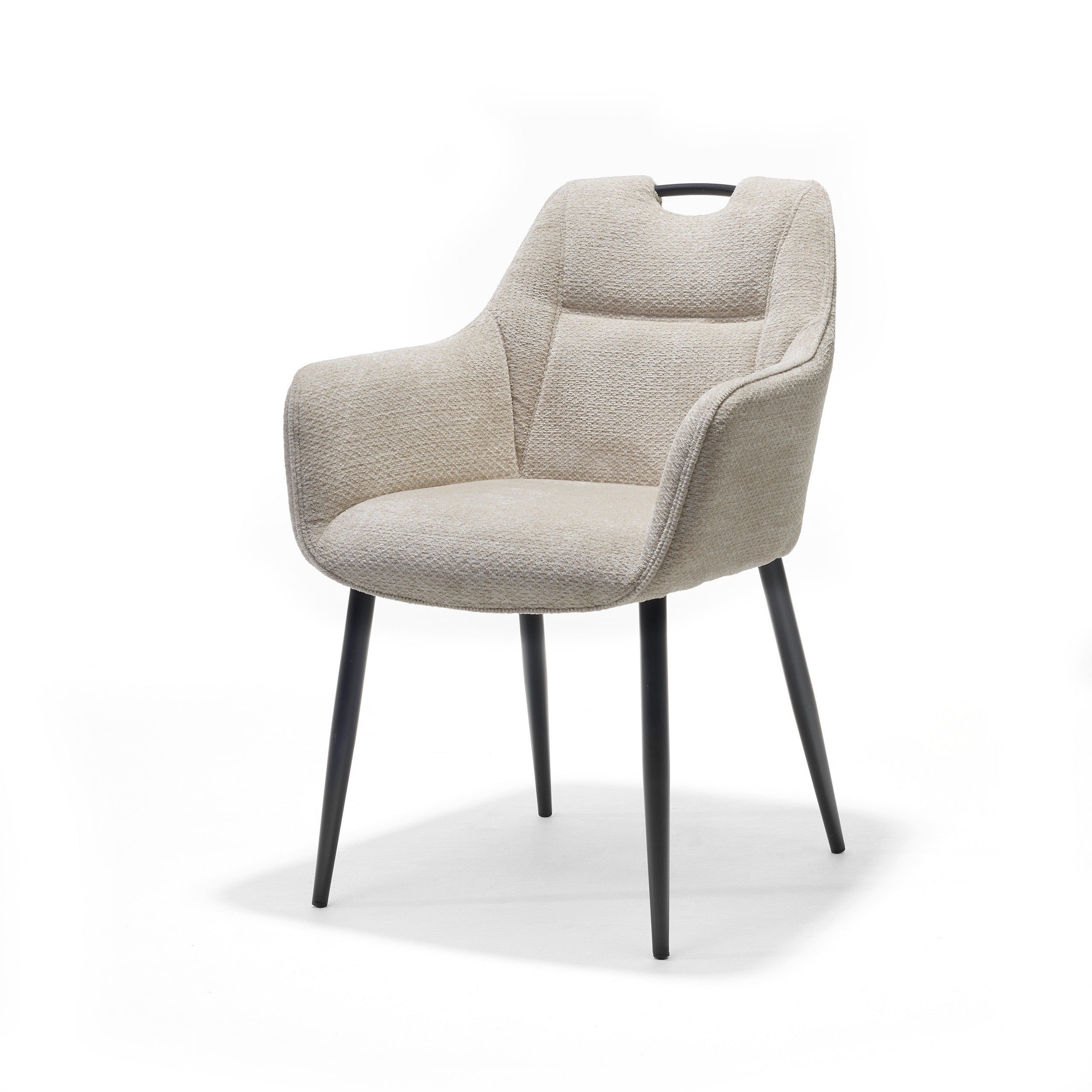 Adele armstoel Stof Retro Bliss #03 Naturel