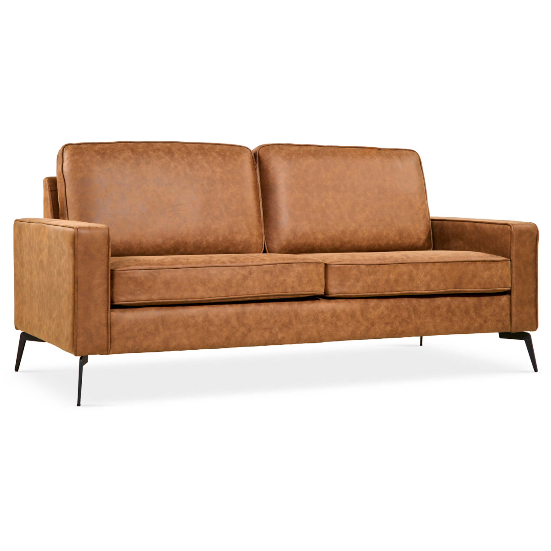 2-zitsbank Noa - microleer cognac
