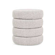 Poef Lune - Bouclé naturel