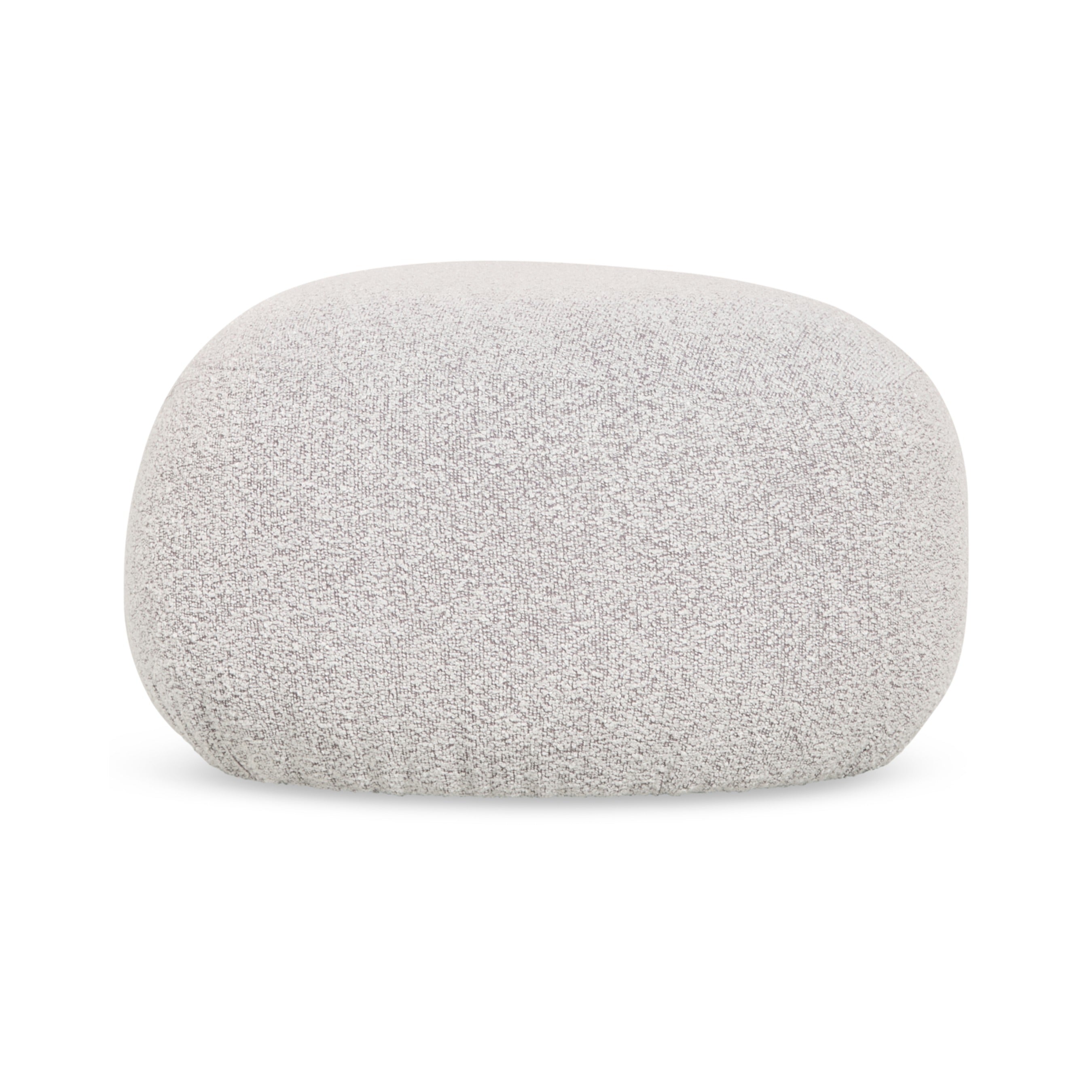 Poef Milly - Bouclé naturel