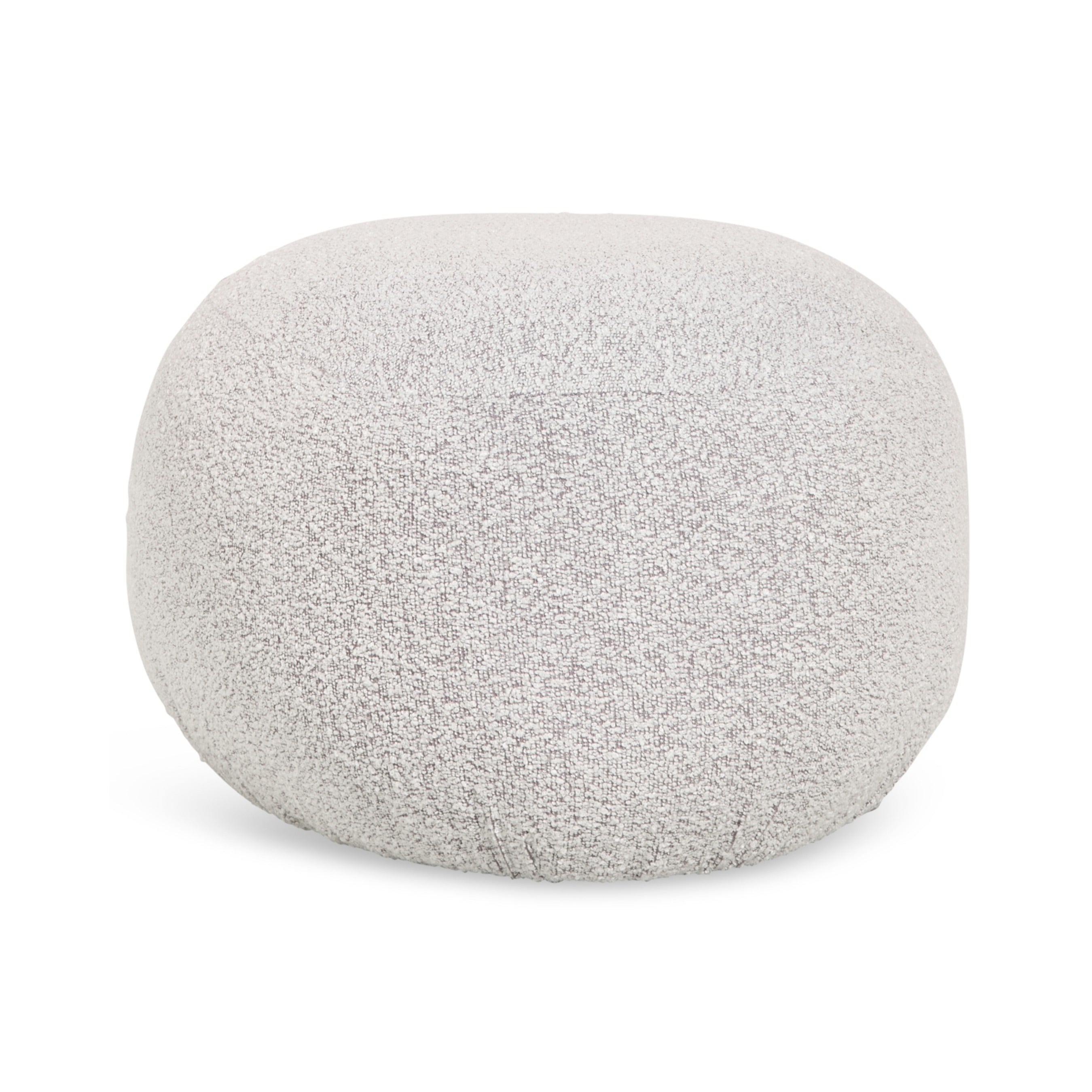Poef Milly - Bouclé naturel