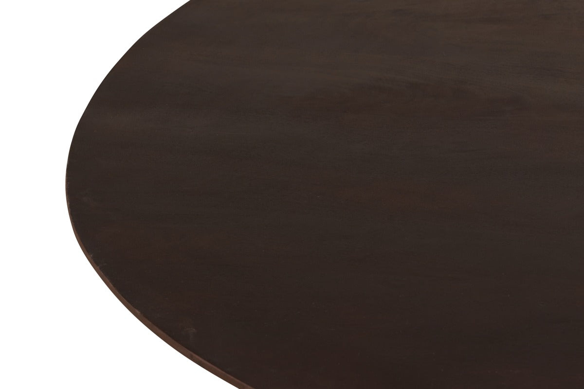 Mokka Ronde Eettafel Donkerbruin - Ø150cm