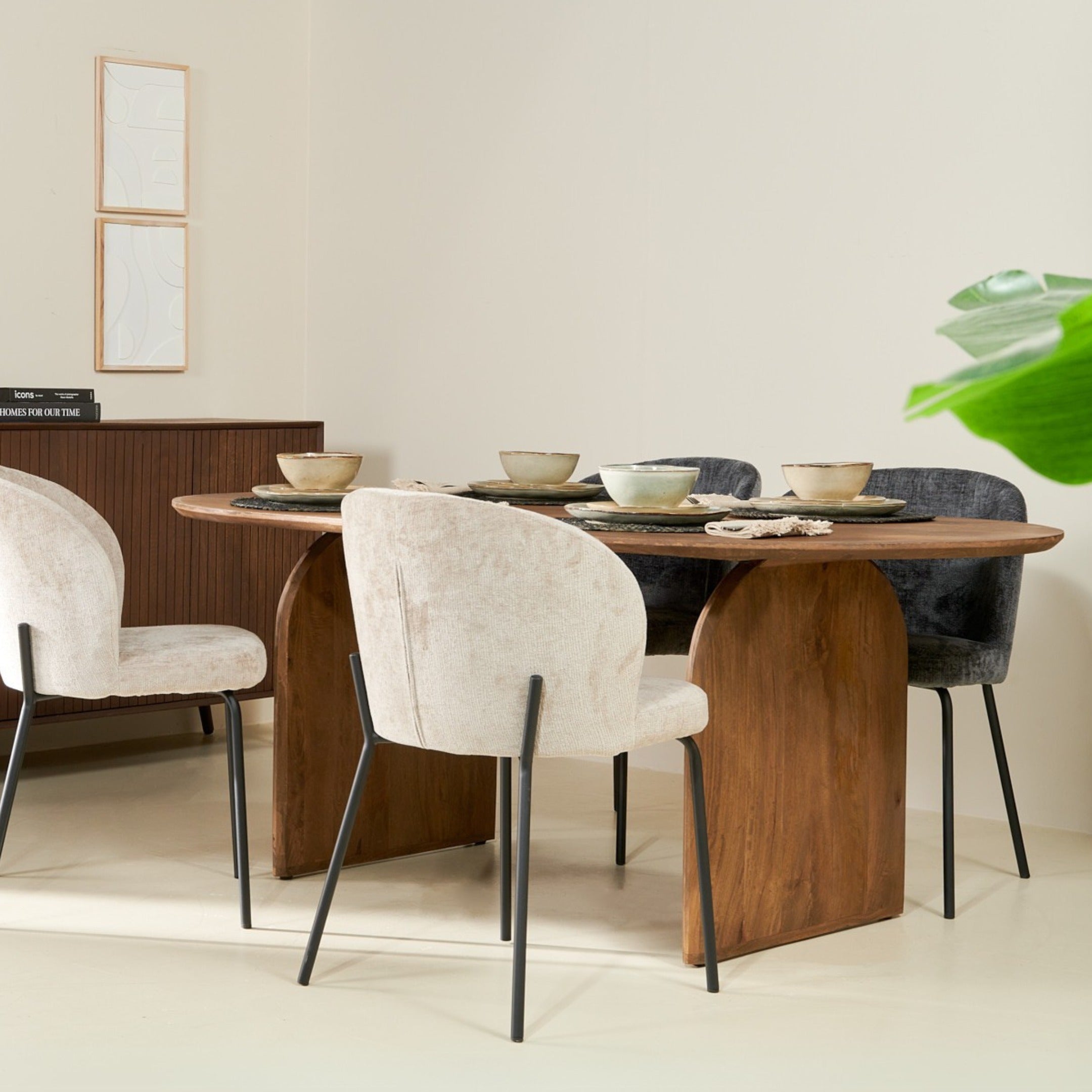 Bella Eettafel Naturel - 180 cm