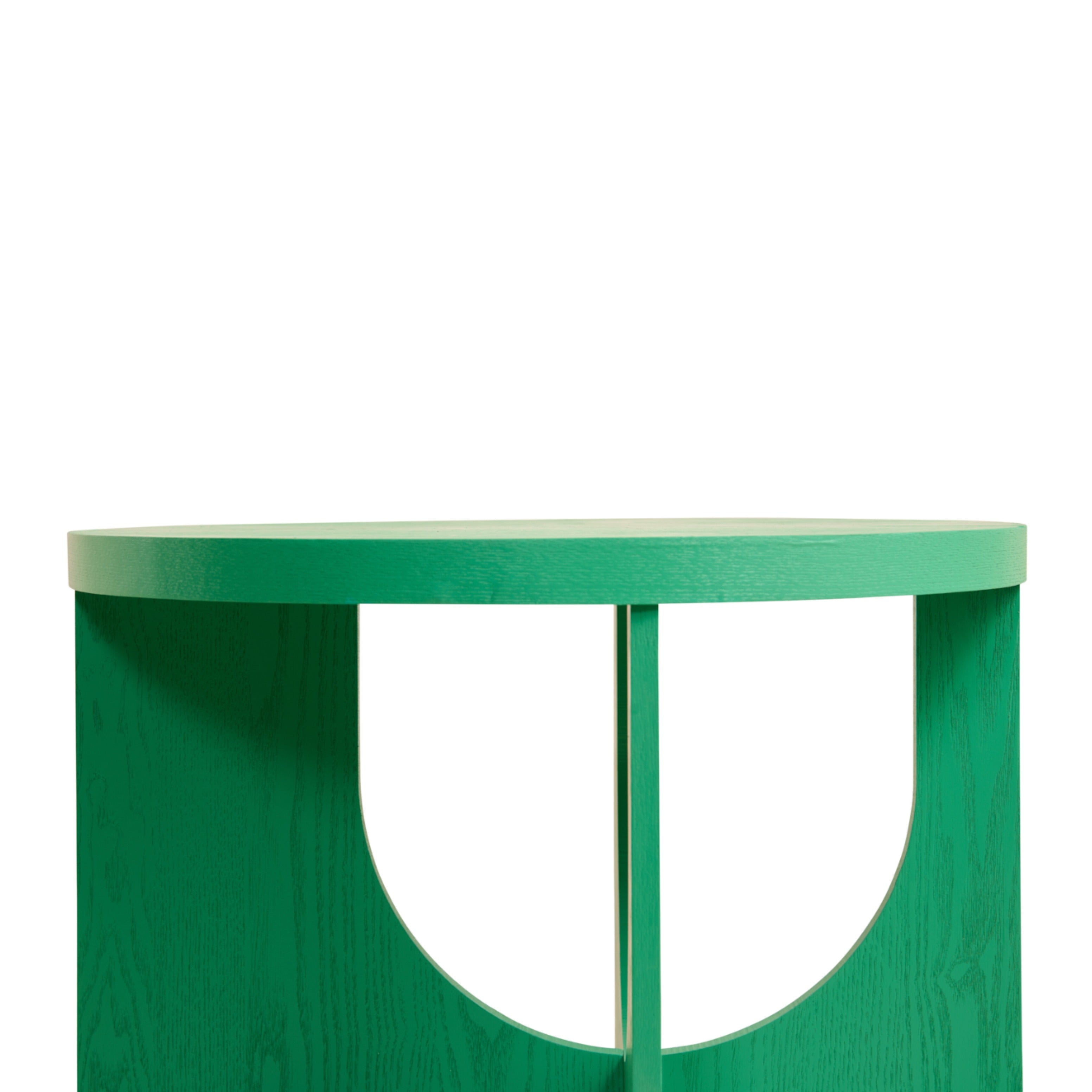 Bijzettafel Oscar - Groen Ø50cm
