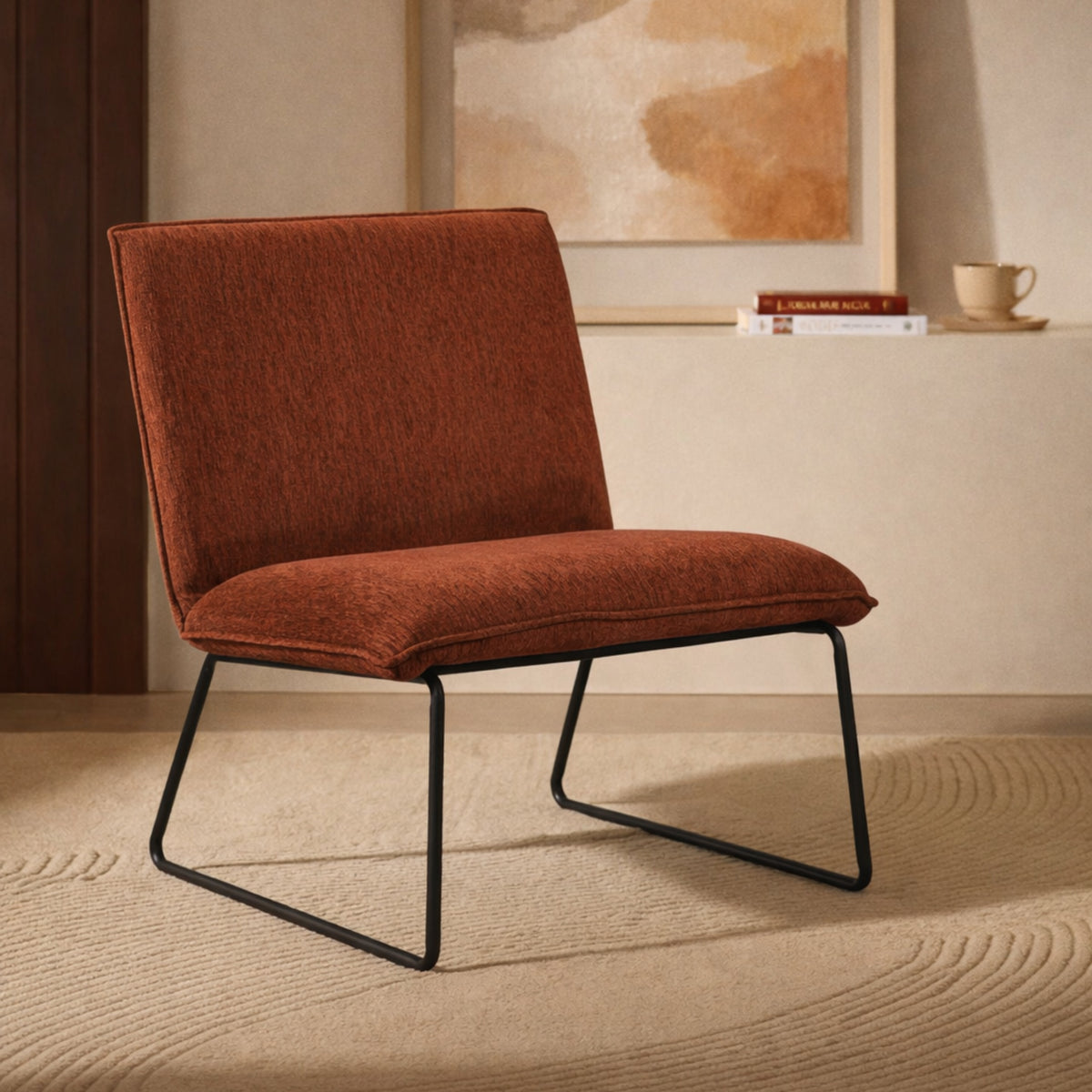 Fauteuil James - bordeaux