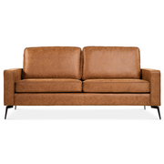 2-zitsbank Noa - microleer cognac