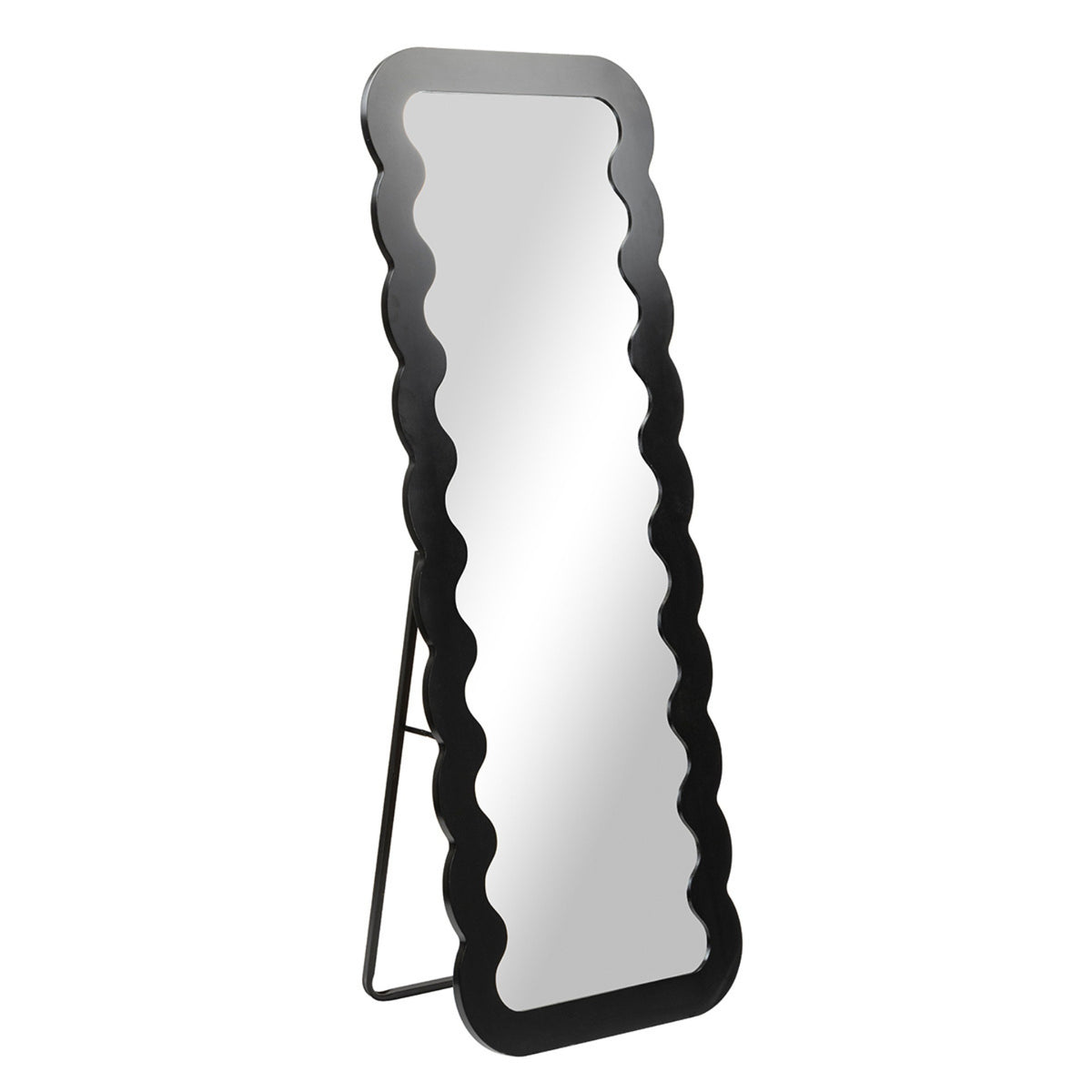 Organische spiegel Nove - zwart 165 cm