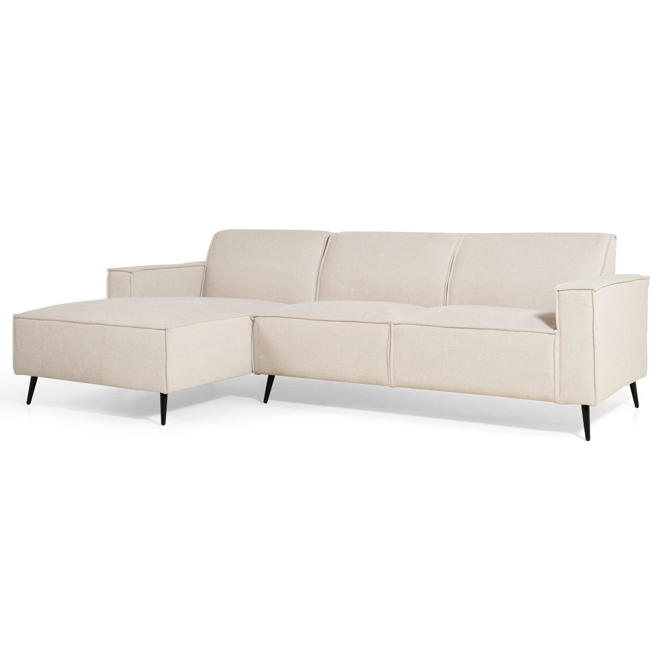 Hoekbank Kate Links - Linnen Beige
