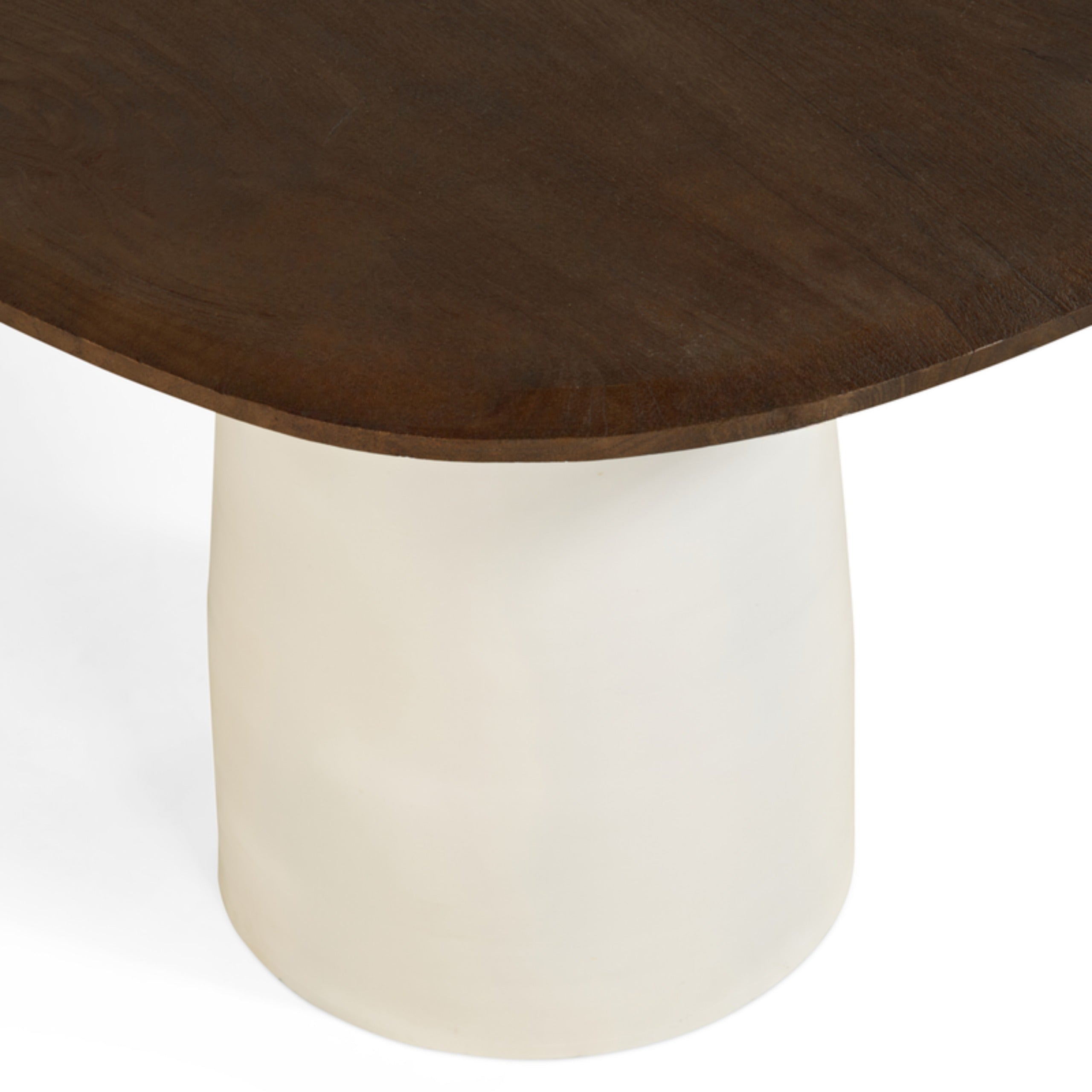 Eettafel Bora - Ø140 cm Bruin & Beige
