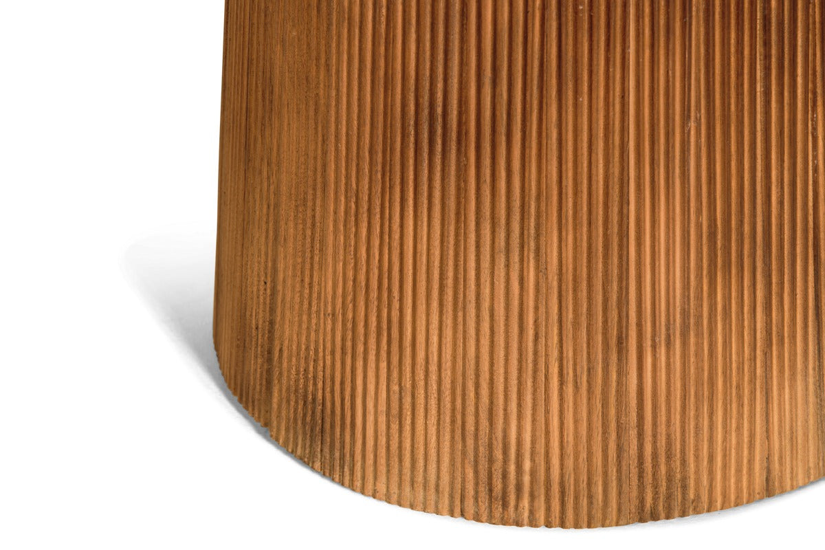 Mokka ronde eettafel lichtbruin - Ø 120 cm
