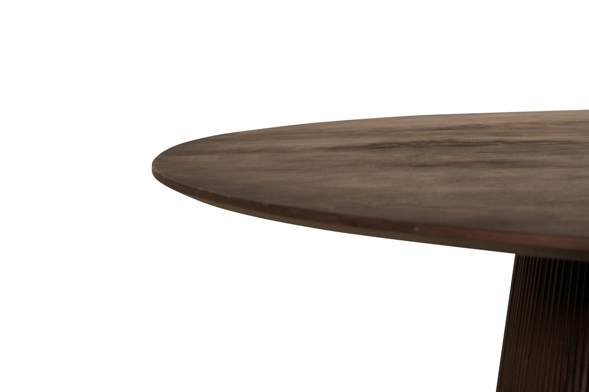Mokka Ronde Eettafel Donkerbruin - Ø150cm
