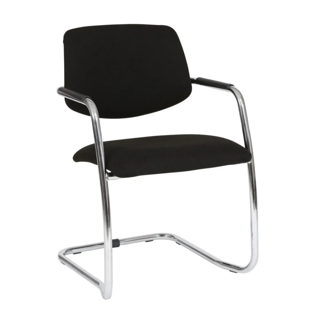 Workliving Vergaderstoel X5 - Comfort Slede Zwart