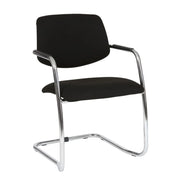 Workliving Vergaderstoel X5 - Comfort Slede Zwart