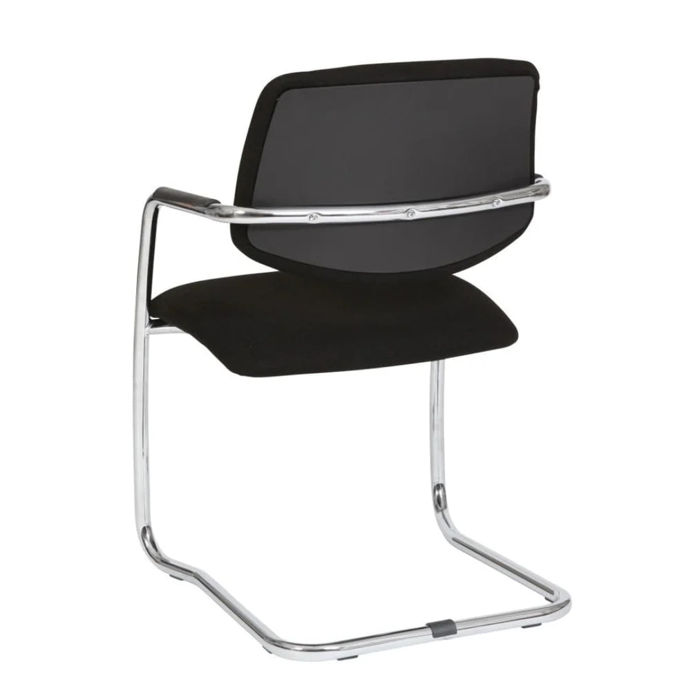 Workliving Vergaderstoel X5 - Comfort Slede Zwart