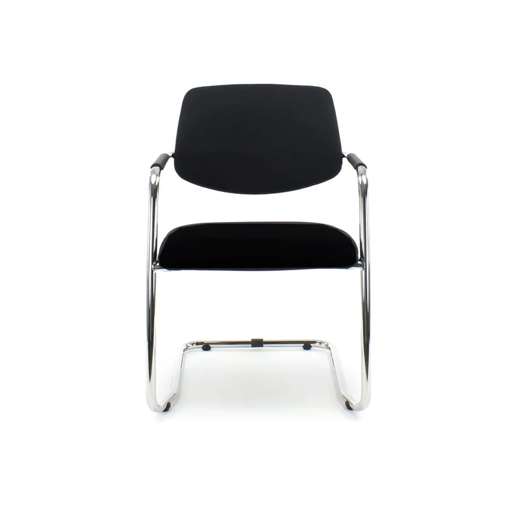 Workliving Vergaderstoel X5 - Comfort Slede Zwart